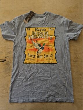 NWT Heybo Shotshell Box Tee In Ashley Blue